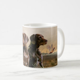Pudelpointers, Hunting pheasant  Coffee Mug