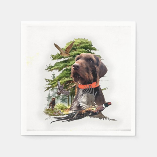 Pudelpointers Napkin (Front)