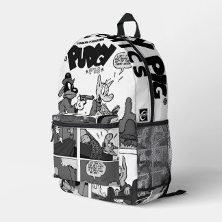 PUDGY Pig Comics Backpack