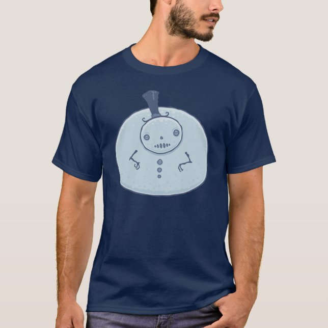 Pudgy Snowman T-Shirt (Front)