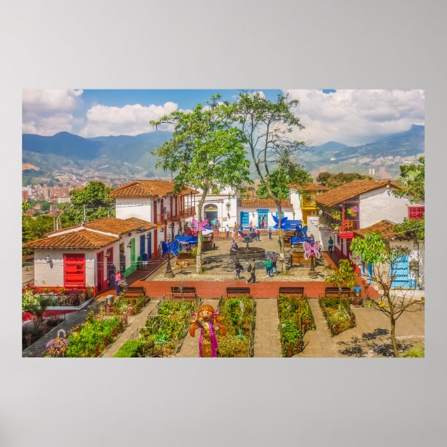 Pueblito Paisa, Medellin - Colombia Poster (Front)