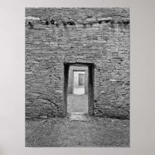 Pueblo Bonita Doorway Poster
