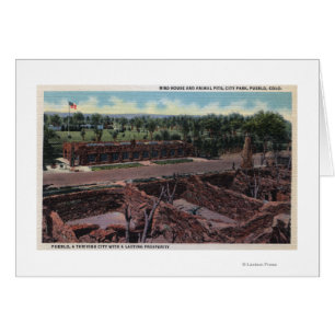 Pueblo, Colorado - Bird House & Animal