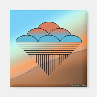 Pueblo Rain Magnet