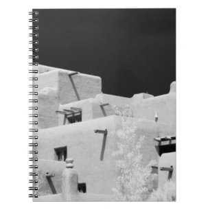 Pueblo style adobe Inn at Loretto, Santa Fe, New Notebook