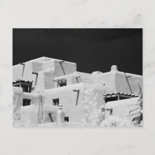 Pueblo style adobe Inn at Loretto, Santa Fe, New Postcard