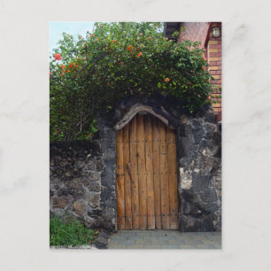 Puerto Ayora Door, Galapagos Islands Postcard