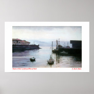Puerto de Ferrol (A Coruña)/Port of Ferrol Poster