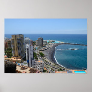 Puerto de la Cruz, Tenerife, Spain Poster