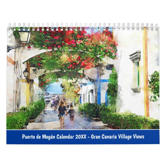 Puerto de Mogán Calendar – Gran Canaria Villa (Cover)