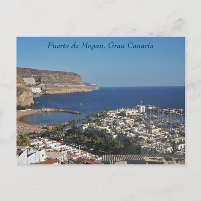 Puerto de Mogan, Gran Canaria, Postcard (Front)
