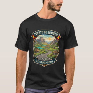 Puerto de Somiedo Picos de Europa Road T-Shirt