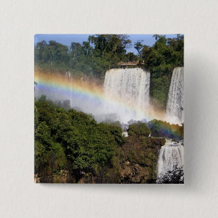 Puerto Iguazu, Argentina. The breathtaking 2 Inch Square Button