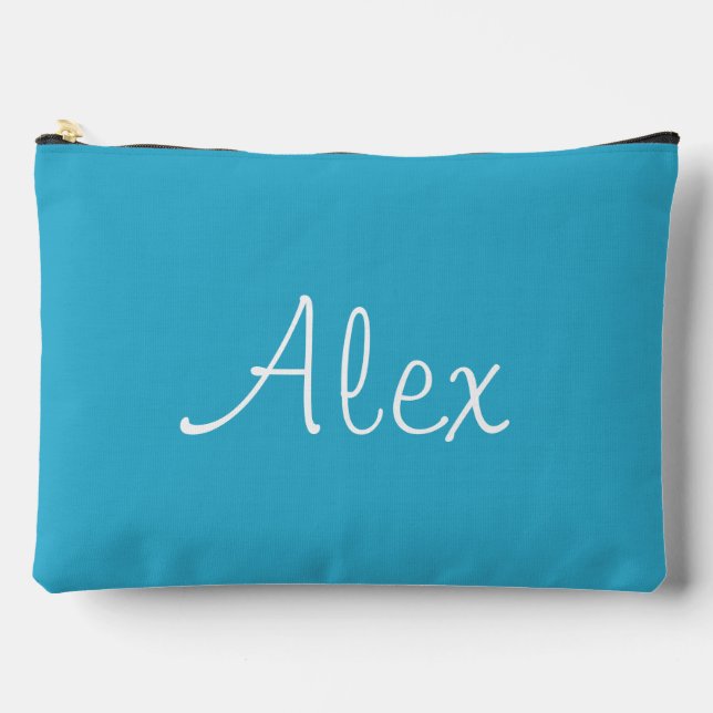 Puerto Madero Alluring Aqua Accessory Pouch (Front)