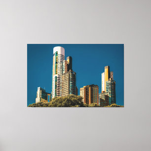 Puerto madero cityscape, buenos aires, argentina canvas print