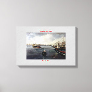puerto/O Porto/The port Canvas Print