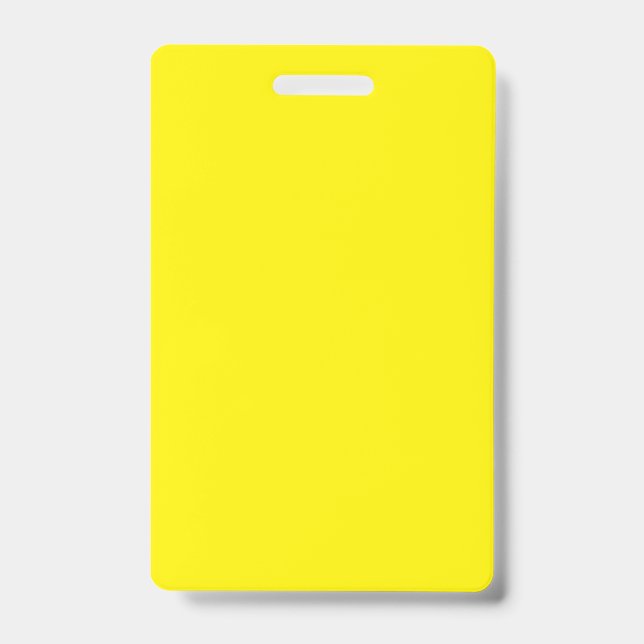 Puerto Paz - Driving Penalty Card (yellow) Badge (Front)