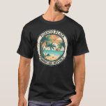 Puerto Plata Dominican Republic Hut Badge T-Shirt<br><div class="desc">Puerto Plata vector art design. San Felipe de Puerto Plata is the capital of the Puerto Plata province on the Dominican Republic’s Atlantic north coast. The city is best known for its beaches.</div>