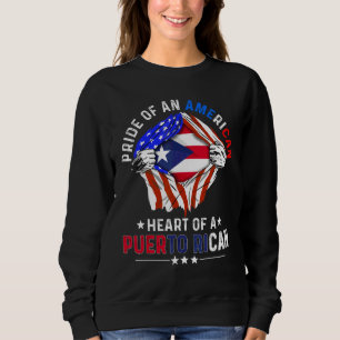 Puerto Rican American America Pride Cuba Puerto Ri Sweatshirt
