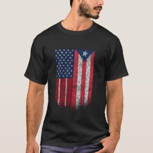 Puerto Rican American Flag US Puerto Rico T-Shirt