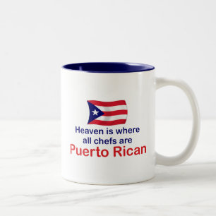 Puerto Rican Chefs Two-Tone Coffee Mug