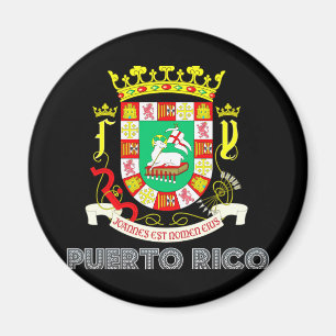 Puerto Rican Emblem Magnet