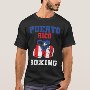 Puerto Rican Flag Boxing Gloves Rico Pride Men Boy T-Shirt
