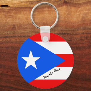 Puerto Rican Flag & Puerto Rico, patriots /sports Keychain