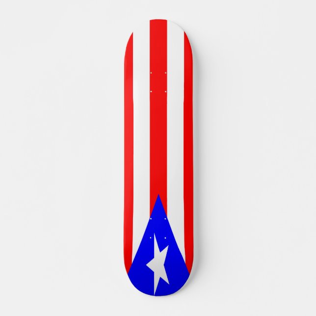 Puerto Rican Flag Skateboard (Front)