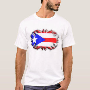 Puerto Rican Flag - Tribal T-Shirt
