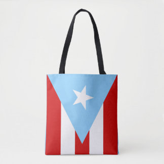 Puerto Rican Flags Tote Bag