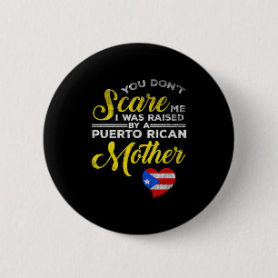 Puerto Rican Funny Quote Puerto Rico Pride Distres 2 Inch Round Button