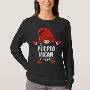 Puerto Rican Gnome Matching Family Christmas Pajam T-Shirt