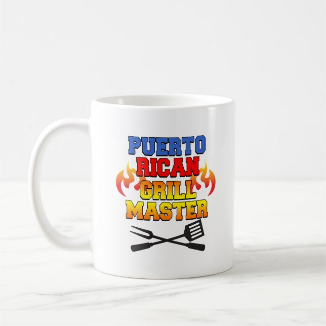 Puerto Rican Grill Master Fung Mug (Gauche)
