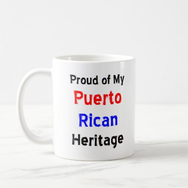 puerto rican héritage tasse à café (Gauche)