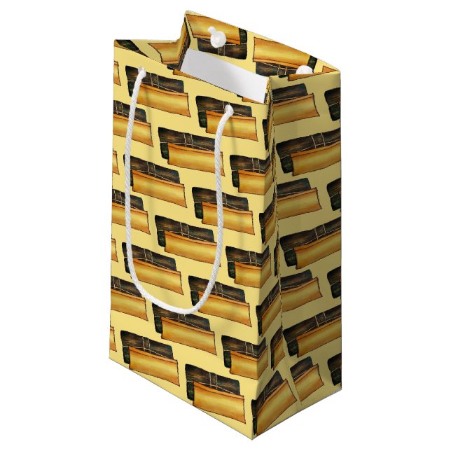Puerto Rican Pasteles Savory Banana Leaf Cakes Small Gift Bag (Front Angled)