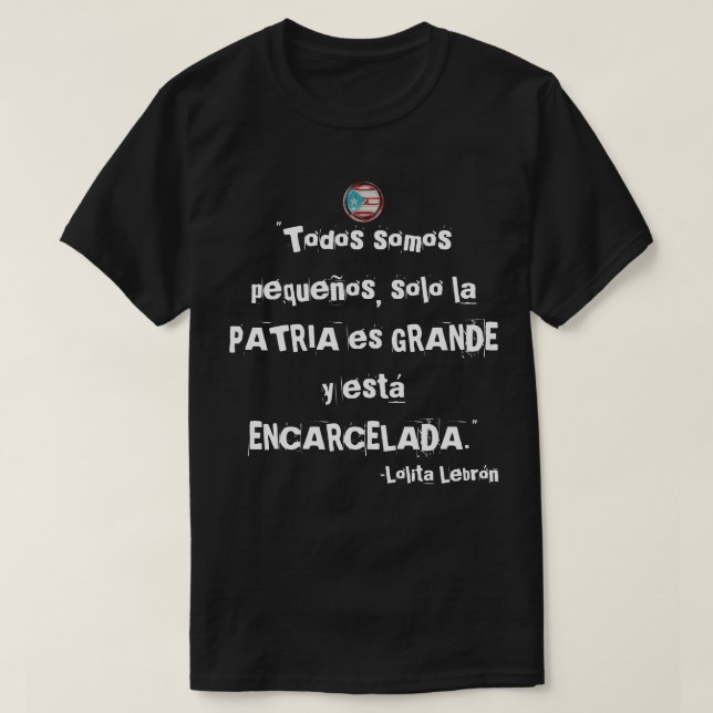 Puerto Rican Phrases T-Shirt (Design devant)