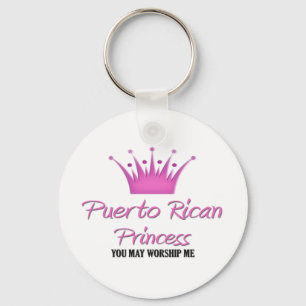 Puerto Rican Princess Keychain