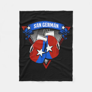 Puerto Rican San German Fleece Blanket