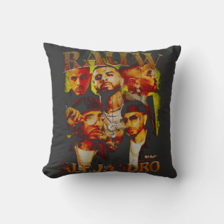 PUERTO RICAN SINGER RAUW ALEJANDRO VINTAGE 90’S RA THROW PILLOW