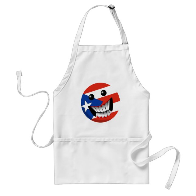 Puerto Rican Smile Standard Apron (Front)