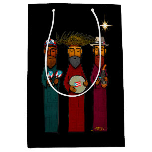 Puerto Rican Three Wise Men – Parranda Medium Gift Bag