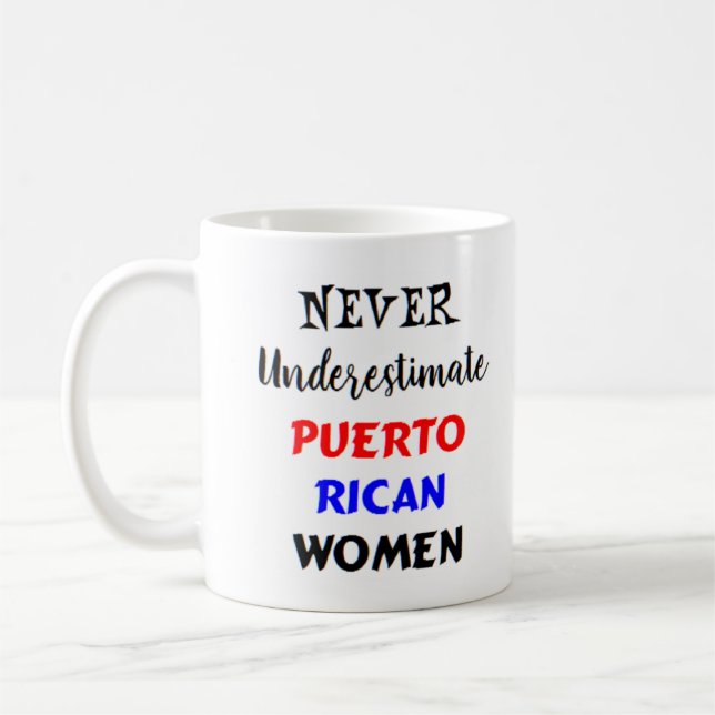 puerto rican women  coffee mug (Left)