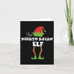 Puerto Rican Xmas Pajama  Card