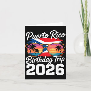 Puerto rico 2026 birthday trip performance card