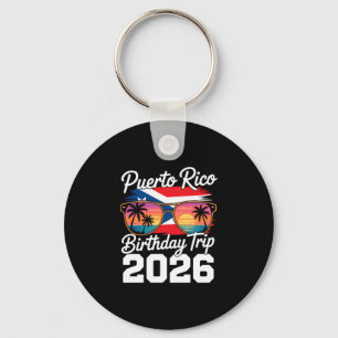 Puerto rico 2026 birthday trip performance  keychain
