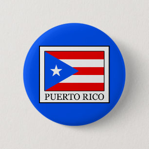 Puerto Rico 2 Inch Round Button
