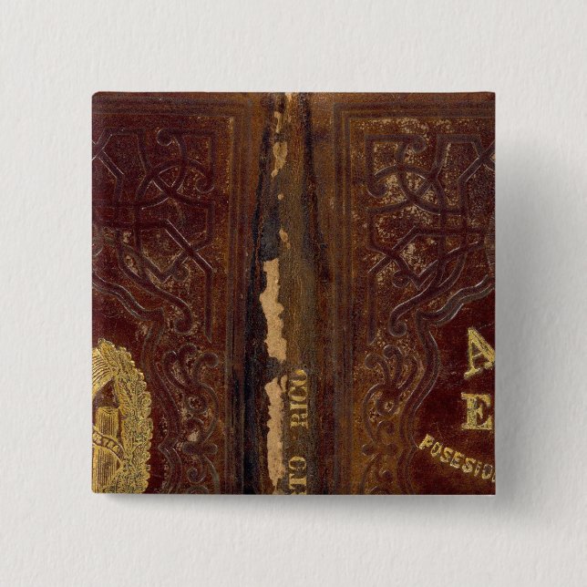 Puerto Rico 2 Inch Square Button (Front)
