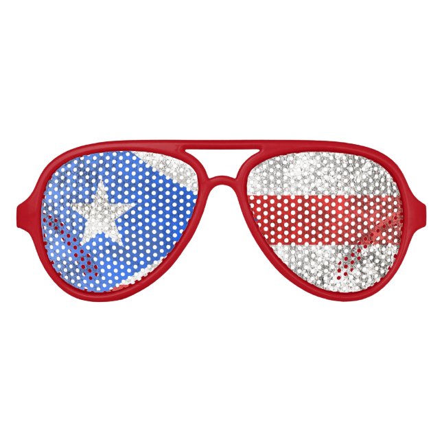 Puerto Rico Aviator Sunglasses (Front)