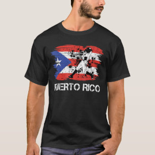 Puerto Rico Baseball Men Women Kid Boricua Puerto  T-Shirt